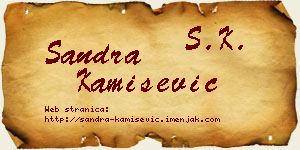 Sandra Kamišević vizit kartica